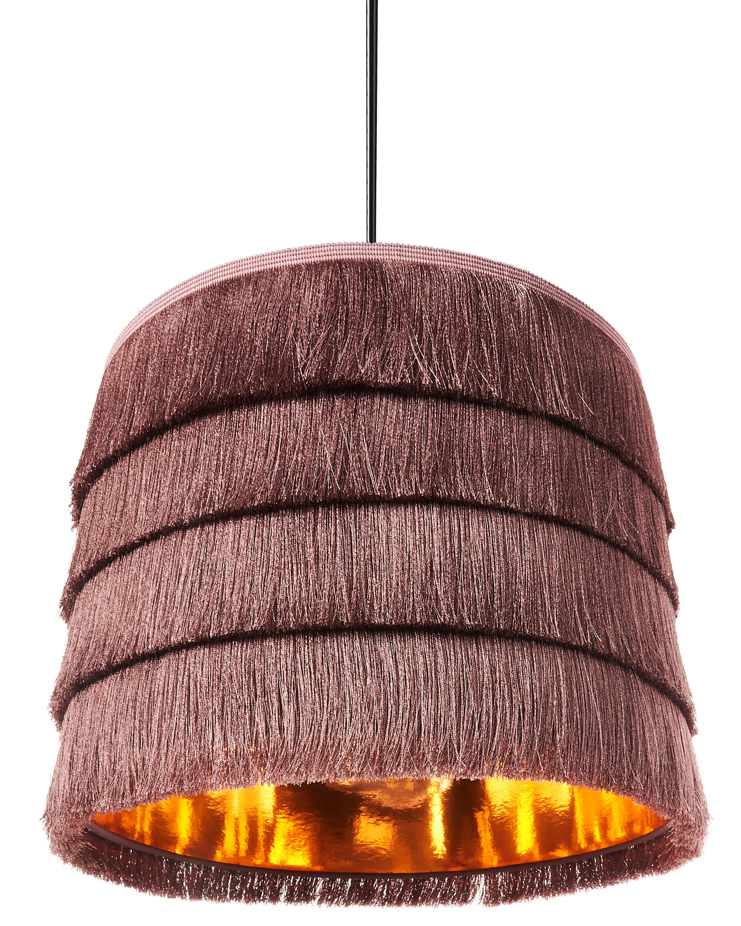Hanglamp SUAPURE Stof Roze