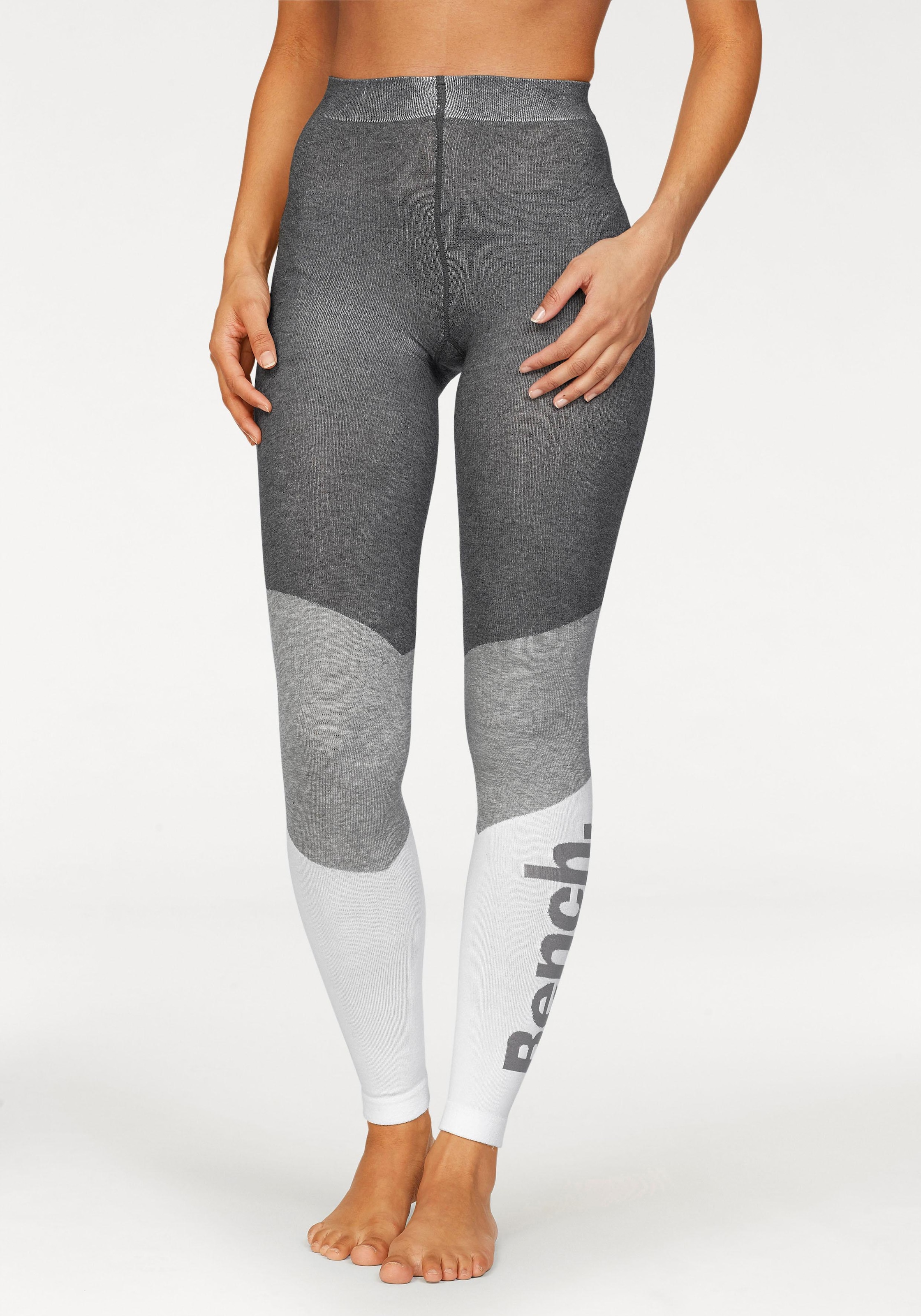 Bench. Strickleggings  im sportiven Colorblockdesign
