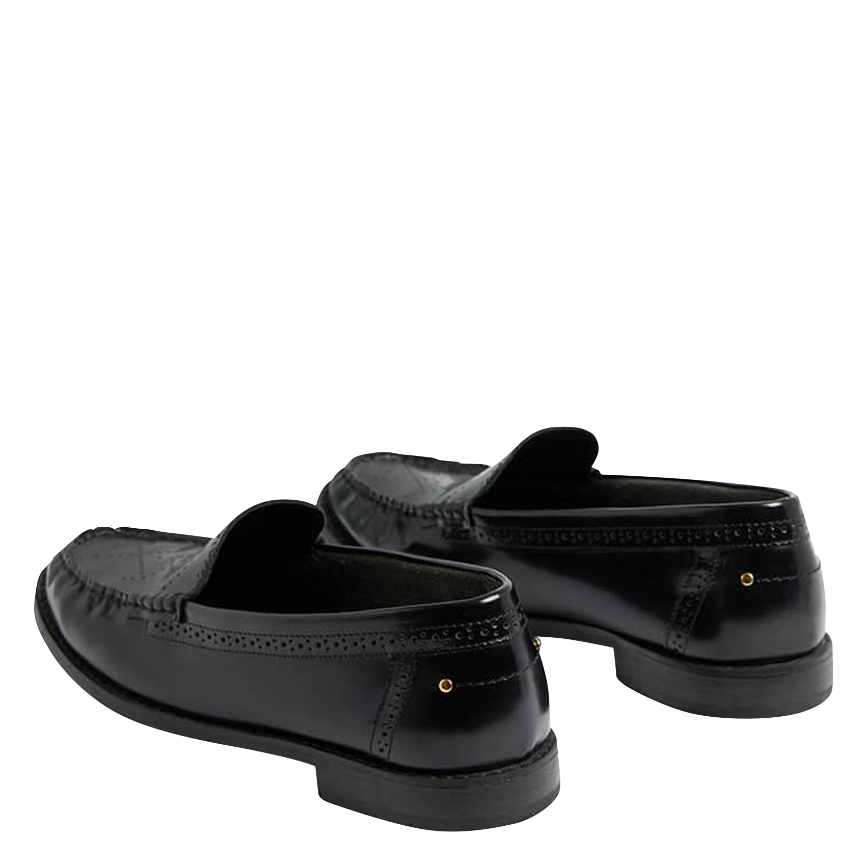 Mocassins en cuir | Noir