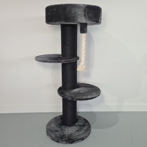 Poste arranhador cinza escuro para Maine Coon Sleeper Blackline