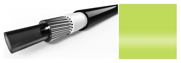 Kit Gaine de Transmission 10m Elvedes avec Liner 4.2mmm Vert