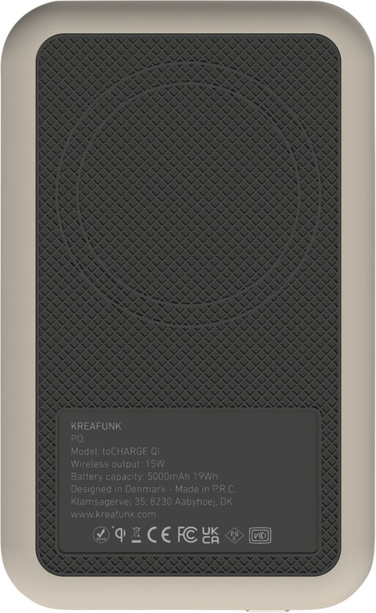Kreafunk toCHARGE QI - Ivory Sand Beige