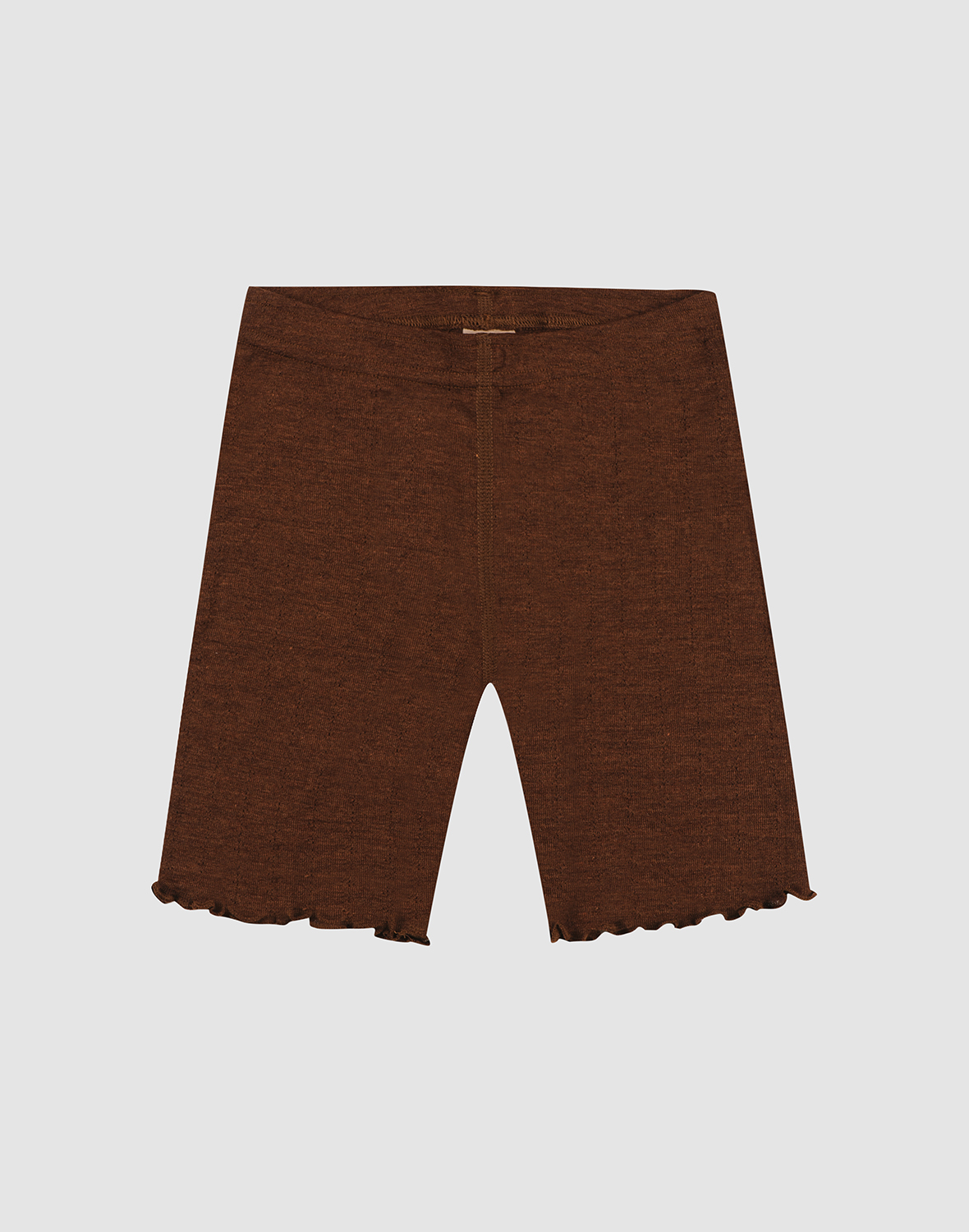 3/4 pointelle shorts van merinowol/zijde voor kinderen