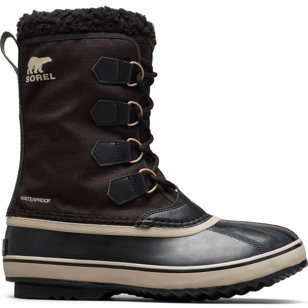 Après ski SOREL 1964 PAC NYLON WATERPROOF BLACK/ANCIENT FOSSIL