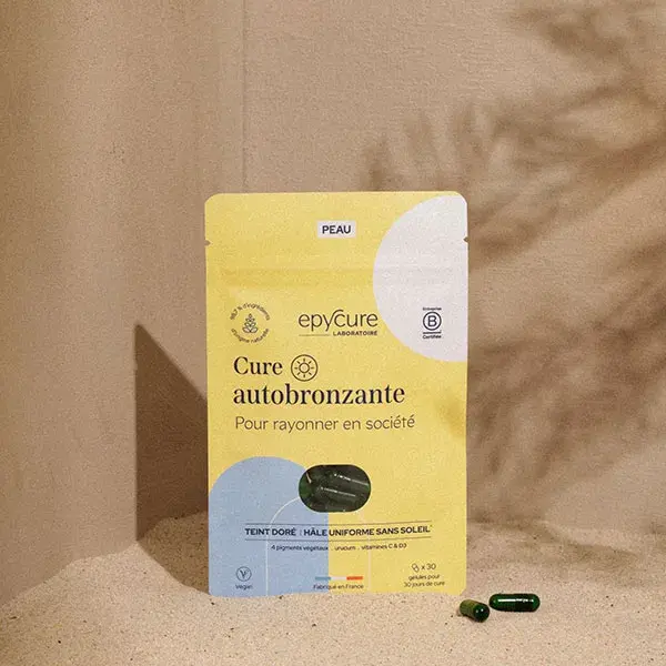 Epycure: Tratamento de autobronzeamento rápido de 3 meses sem exposição solar para uma tez dourada e uniforme.