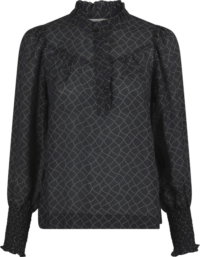 Neo Noir Karia Illusion Blouse Black