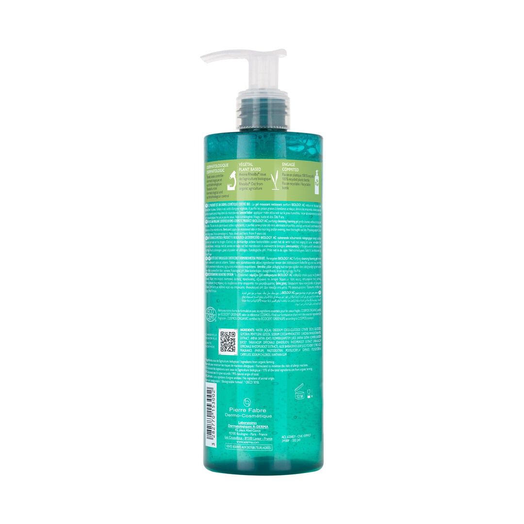 Biology AC Gel Espuma Purificante - 400ml