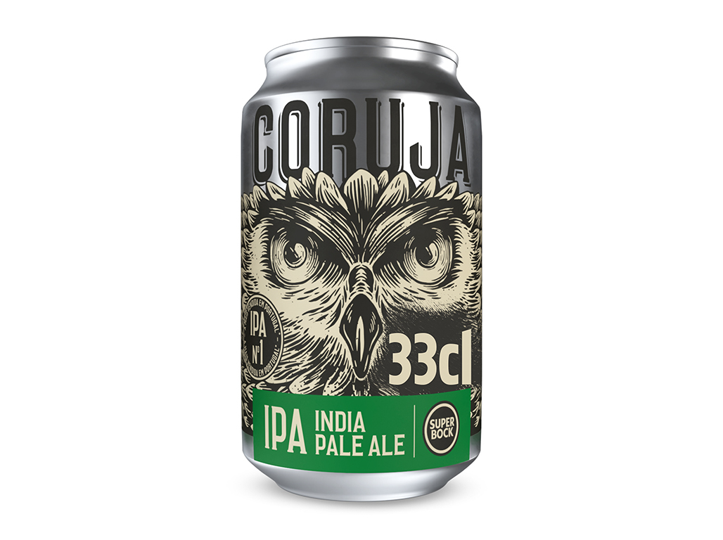CERVEJA SUPER BOCK CORUJA IPA LATA 0.33L