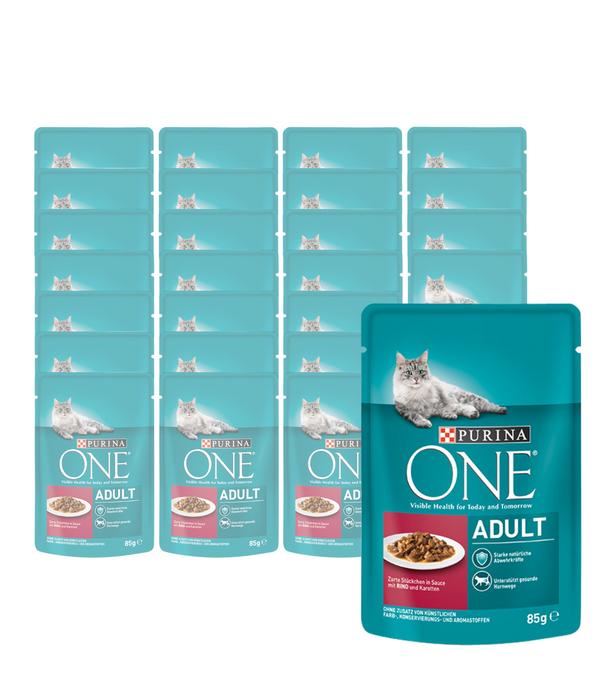 PURINA ONE® Nassfutter für Katzen Adult, 26