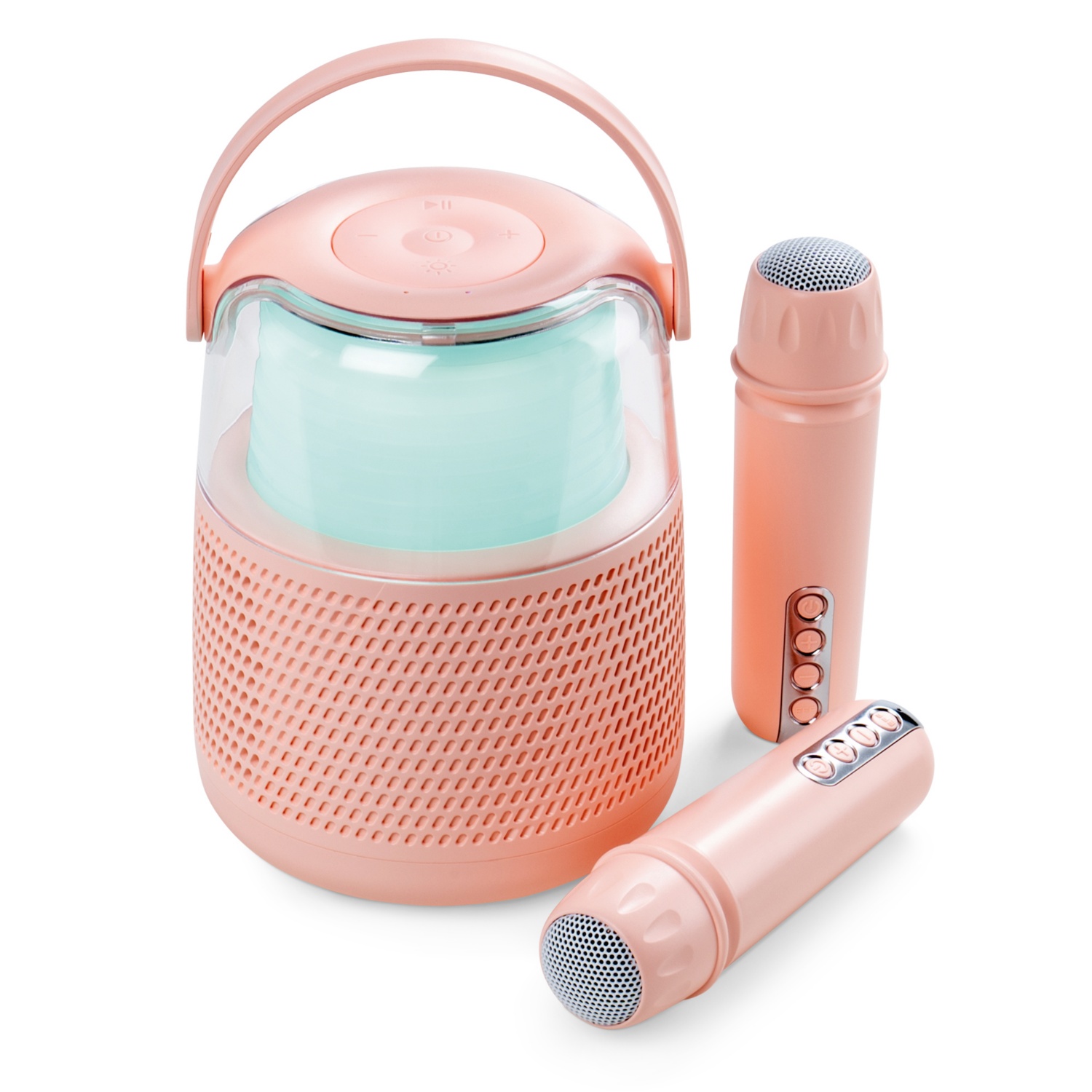 MAGINON Kinder Karaoke Lautsprecher rosé