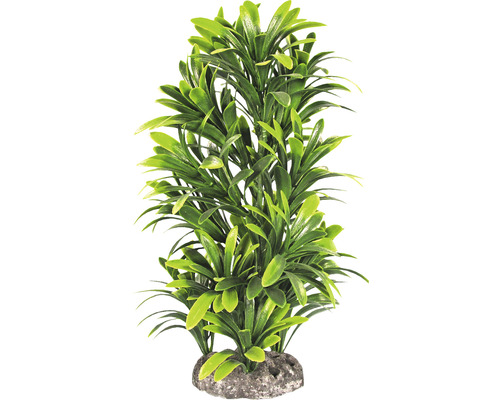Kunststof waterplant X-Large nr. 33 42 cm groen