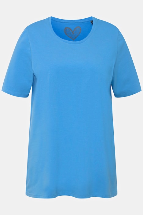 T-Shirt, A-Linie, Rundhalsausschnitt, Halbarm