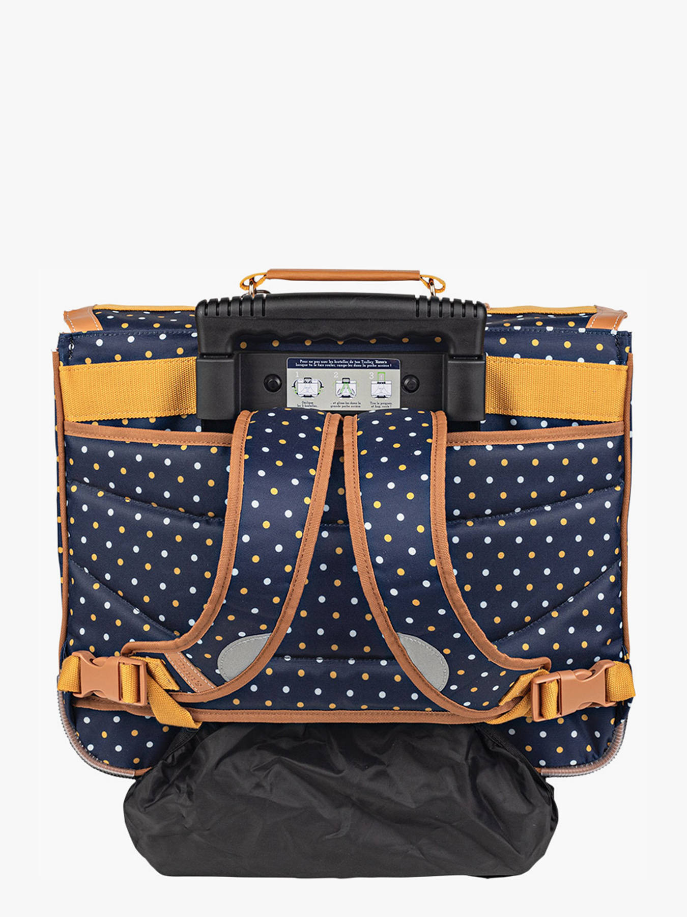 Cartable  roulettes 2 compartiments TANN'S