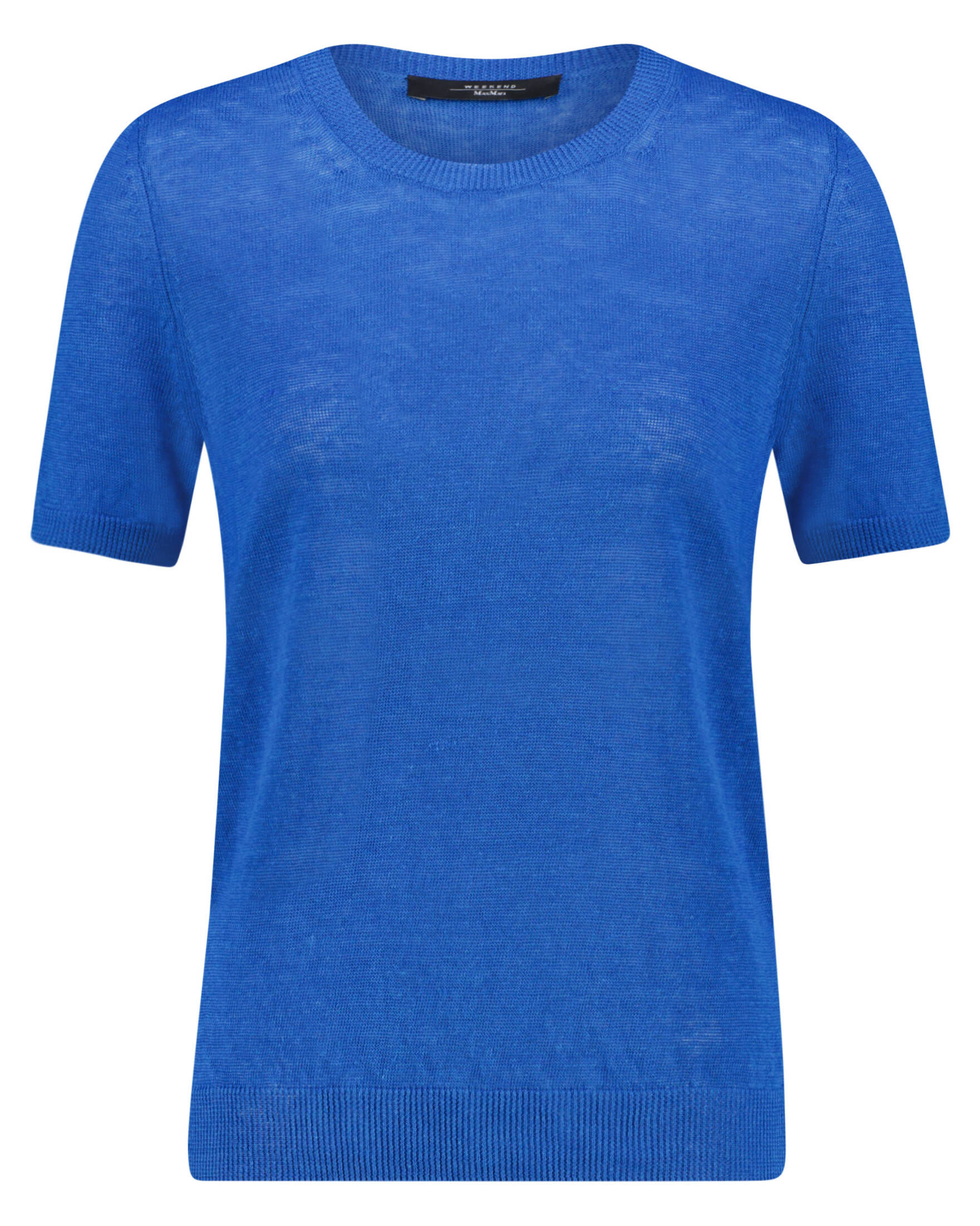 Weekend Max Mara| Damen Strickpullover aus Leinen PANCONE Kurzarm