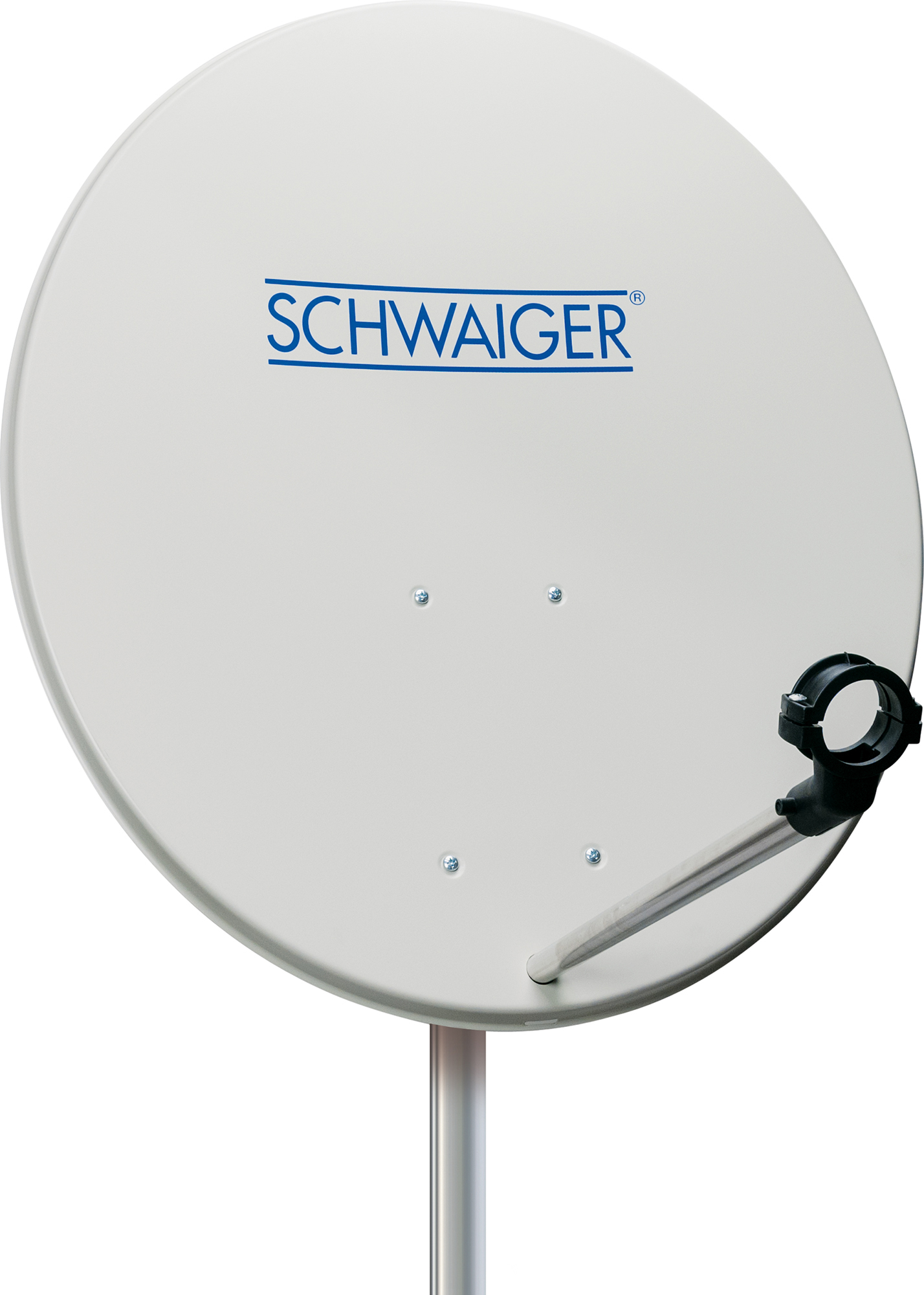 Schwaiger SPI993 lichtgrijze 80 cm schotel met lnb