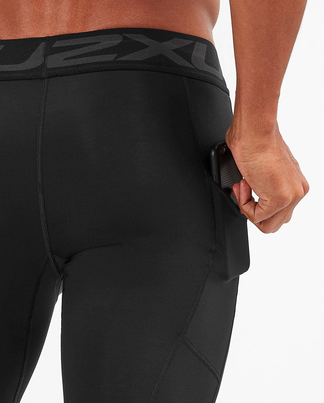 Accelerated Compression Tights w/Storage Herre BLK/LCK/Black/Linear Camo Khak