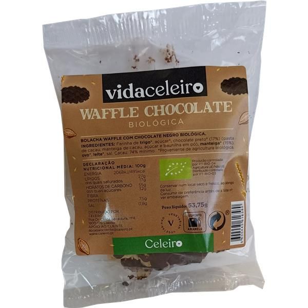 Vida Celeiro Waffle Com Chocolate Preto Bio