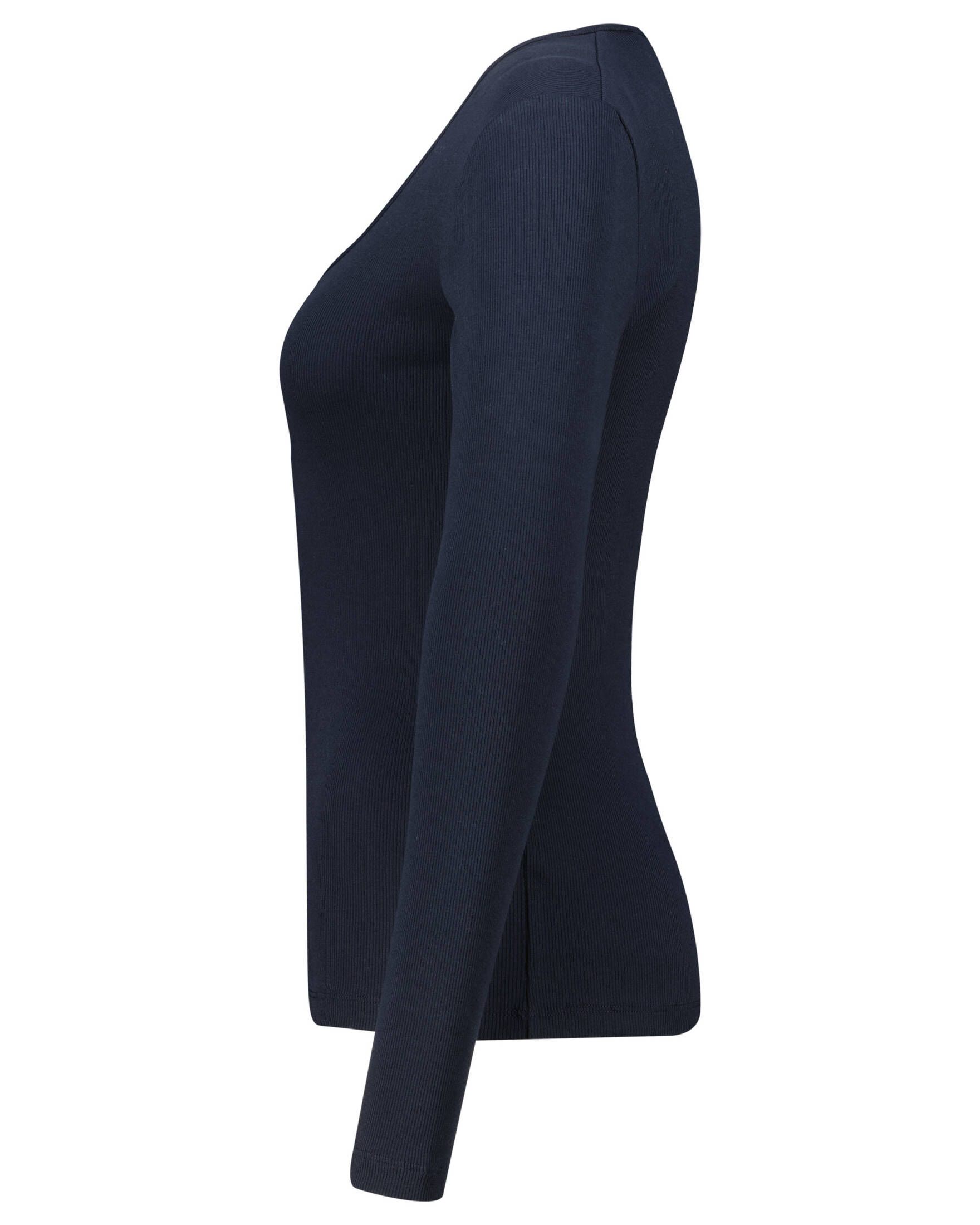 Marc O'Polo| Damen Langarmshirt mit Bio-Baumwolle Slim Fit
