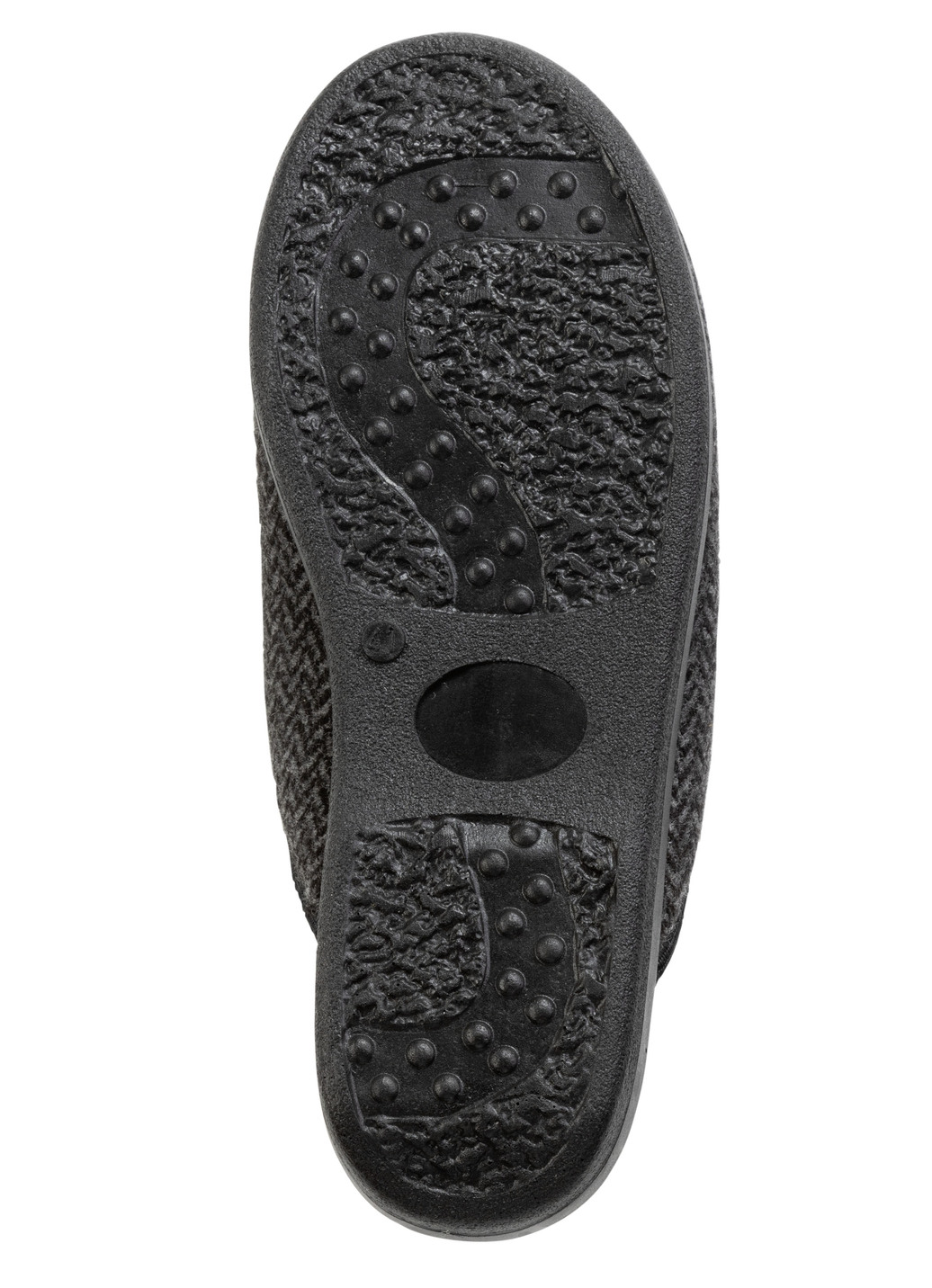 Textil-Pantoffel mit Warmfutter aus reiner Wolle