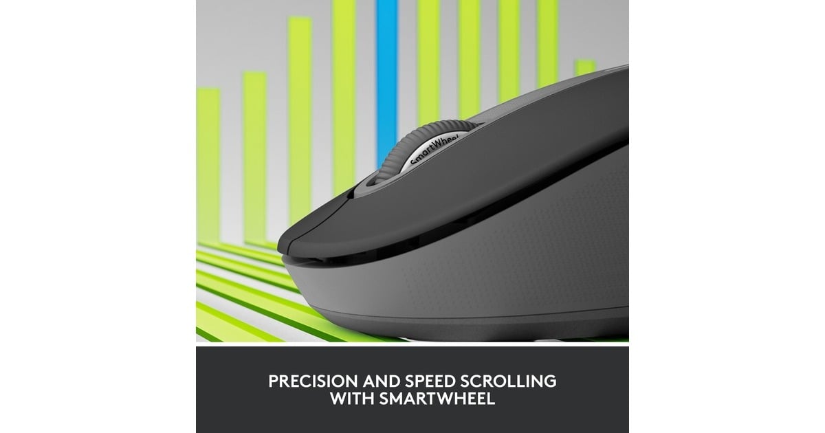 LogitechSignature M650 Large Left-handed Full-Size Draadloze Muis  (Grafiet)