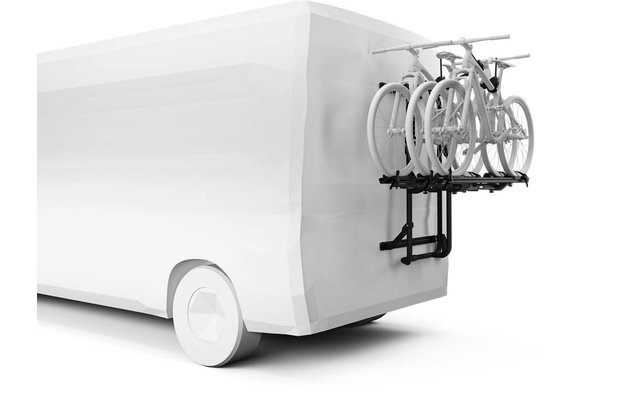 Thule VeloTrack Heck Fahrradträger für Ducato / Jumper / Boxer / Movano / Proace Max passend für 2 Fahrräder, E-Bike geeignet