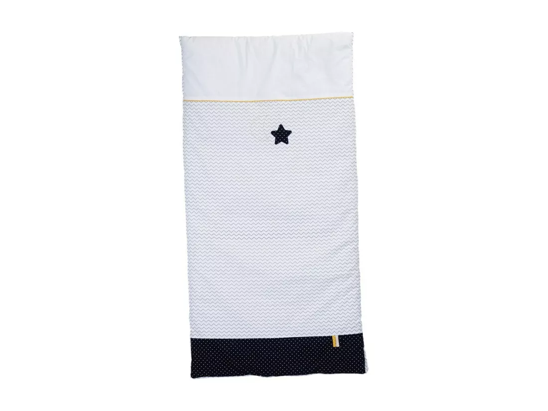Edredon pour lit bébé en coton blanc
