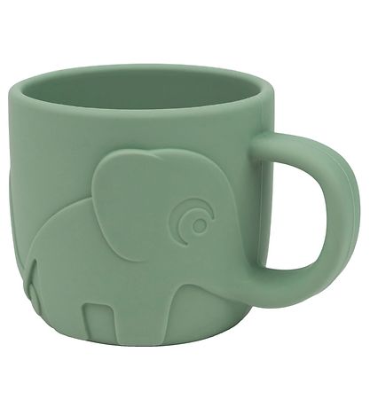 Done By Deer Elphee - Silikon - Peekaboo - Becher Green
