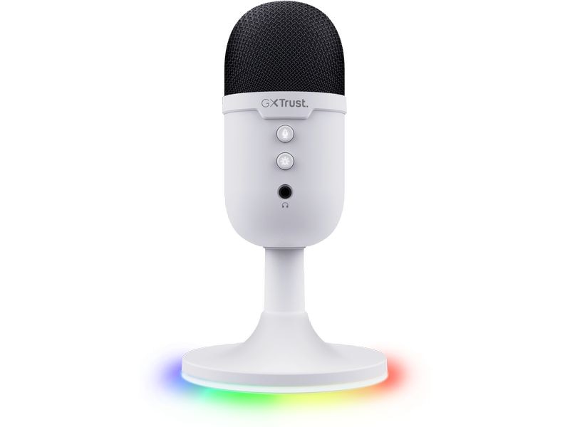 Trust Mikrofon GXT234W Yunix Kompaktes USB-Gaming-Mikrofon für Streaming & Content-Erstellung