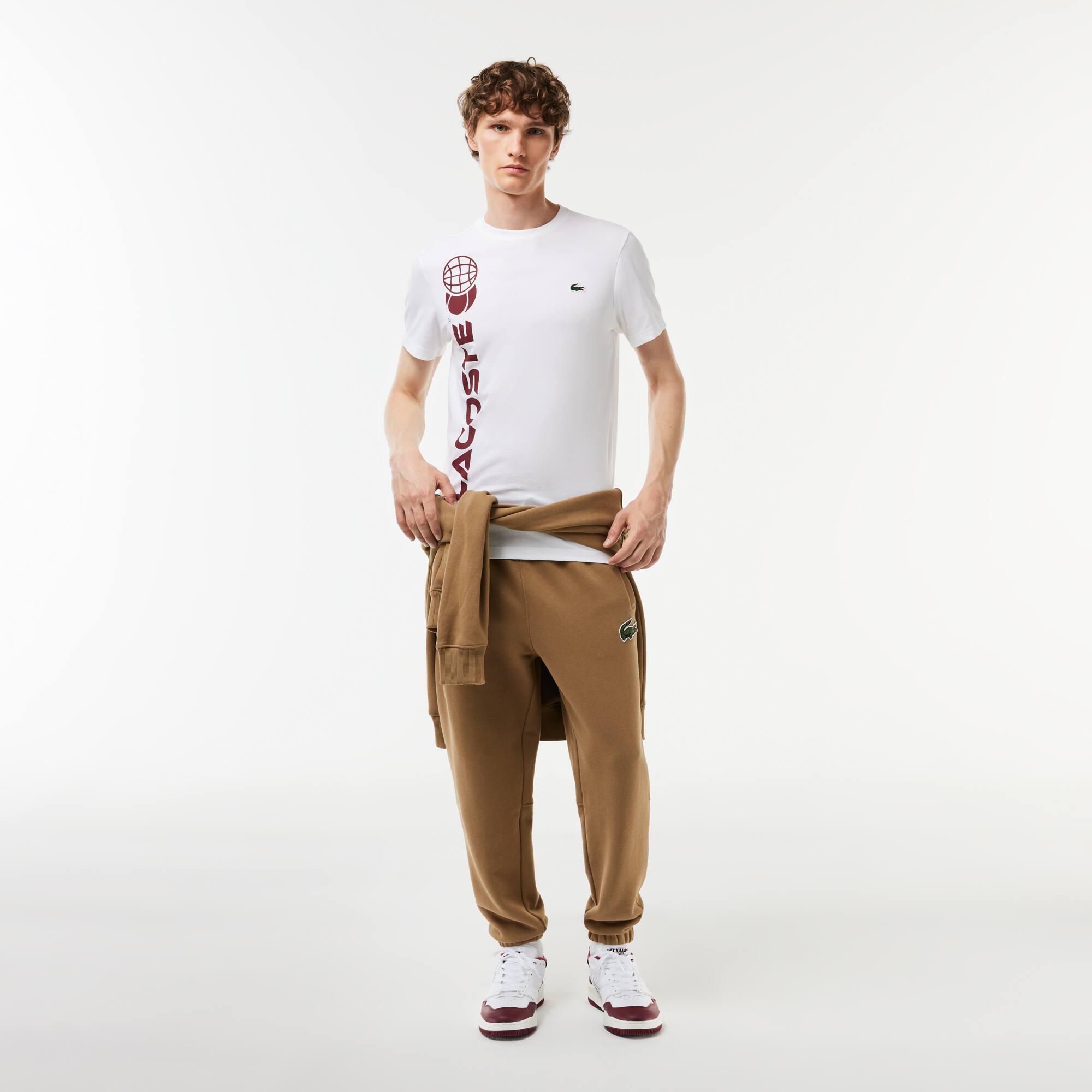 T-shirt Lacoste Tennis x Daniil Medvedev regular fit T-Shirts - Blanc - Lacoste - Homme