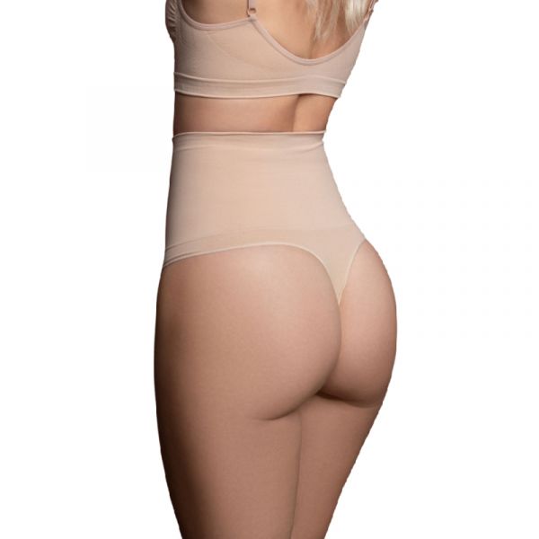 Byebra Tanga Sem Costuras Estilo Tanga M Natural - D-227863_9415
