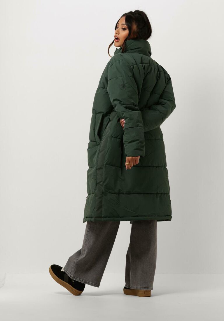 MINUS groene minus gewatteerde jas ava puffer coat