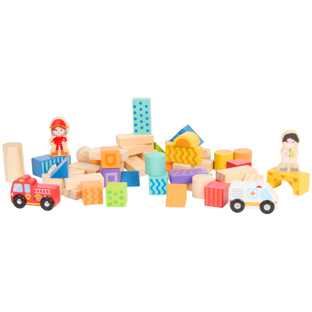 Mini Matters houten bouwblokken 18+ maanden