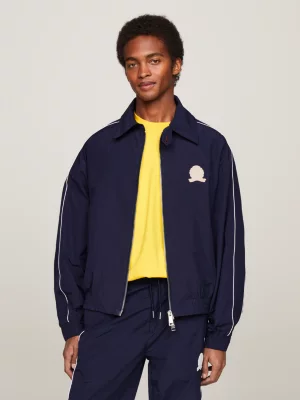 Jaqueta Ivy com zíper e modelagem casual da Crest