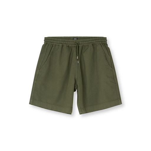 Mads Nørgaard Dyed Canvas Beach Shorts, Olive Night, XL