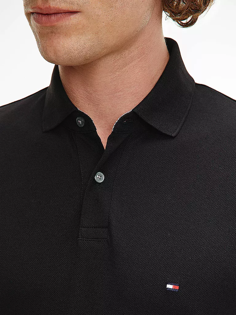 TOMMY HILFIGER Poloshirt Regular Fit 1985 schwarz