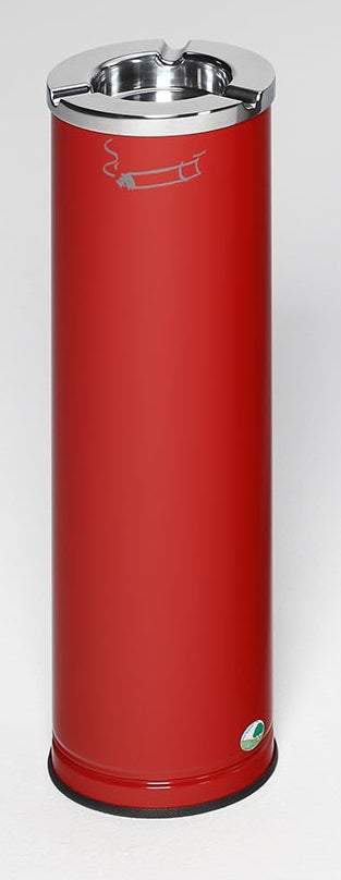 PROREGAL Robuuste Combi-asbak met gepolijste asbakinzet 11,6 liter HxBxD 66 x 20 x 20 cm Gegalvaniseerd staal Antraciet