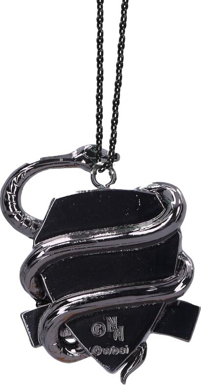 Harry Potter Julepynt - Slytherin Crest - Sølv - Nemesis Now - 6 CM