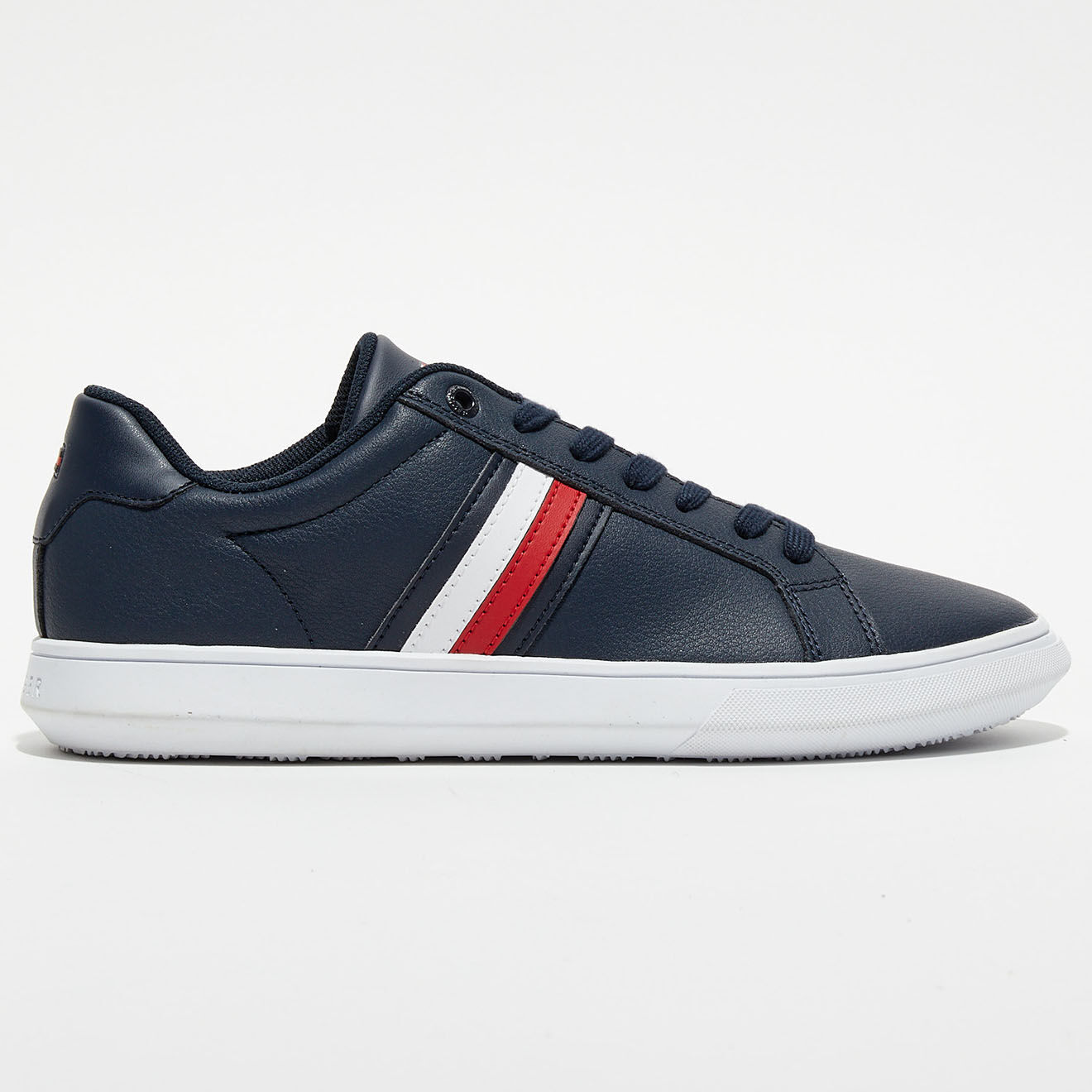 Tommy Hilfiger Baskets en Cuir Corporate Cupsole bleu marine