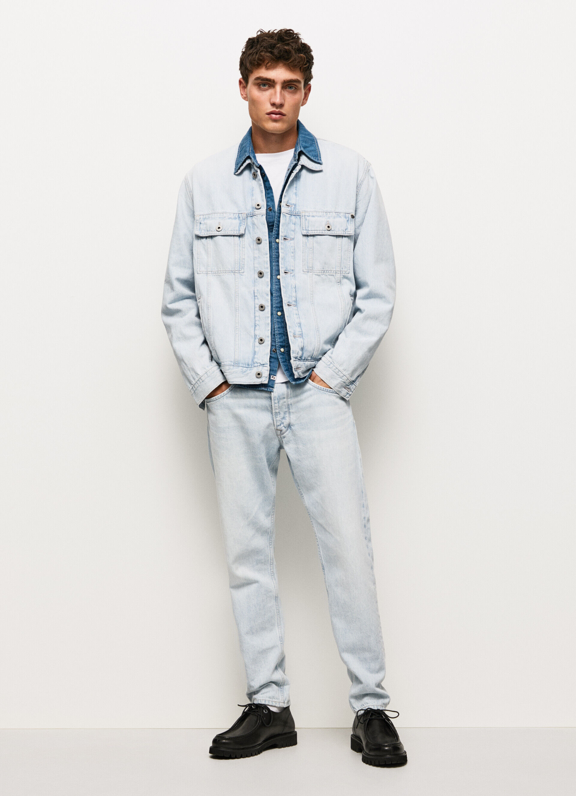 JAQUETA JEANS OVERSIZED - jeans