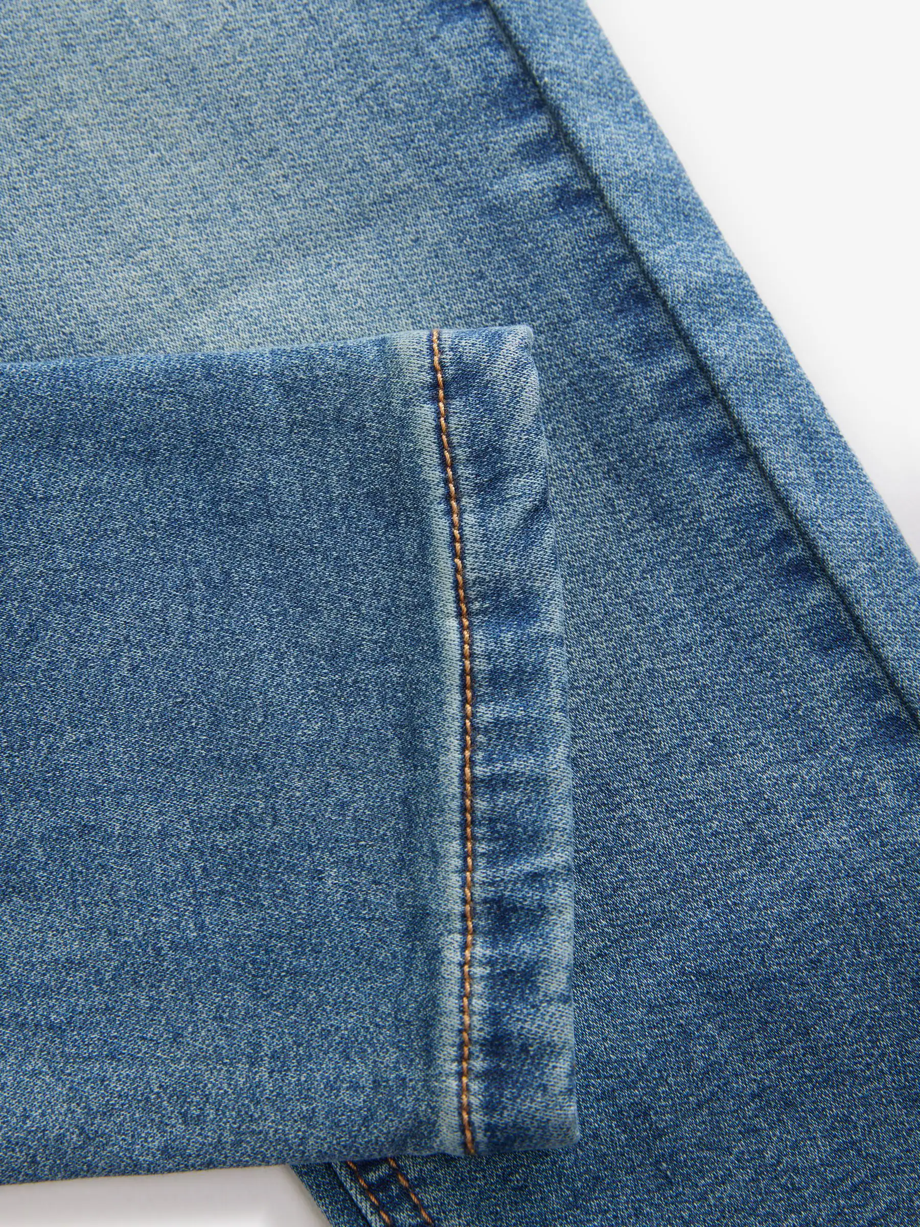 Vintage middenblauw - Jeans met stretch en elastische taille (3-16 jr)