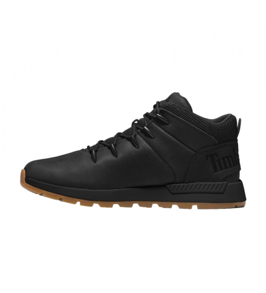 Timberland Botas de pele Sprint Trekker Mid negro