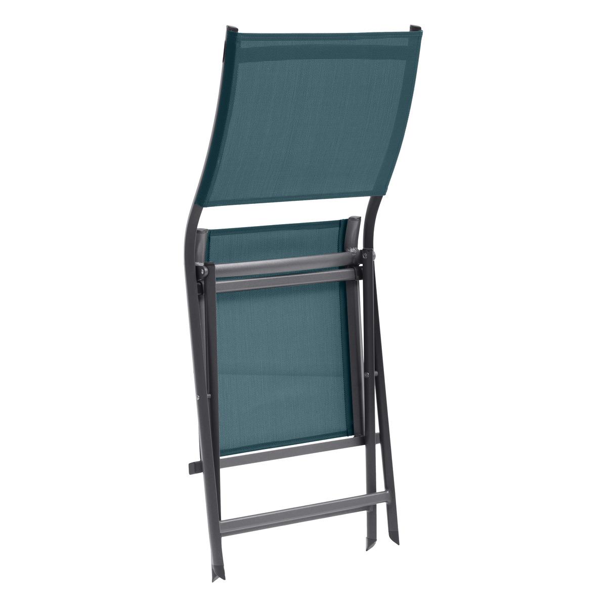 CHAISE AXANT PLIANTE CANARD GRAPHITE