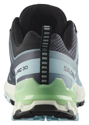 Chaussures Trail Salomon XA Pro 3D v9 Bleu/Vert Femme