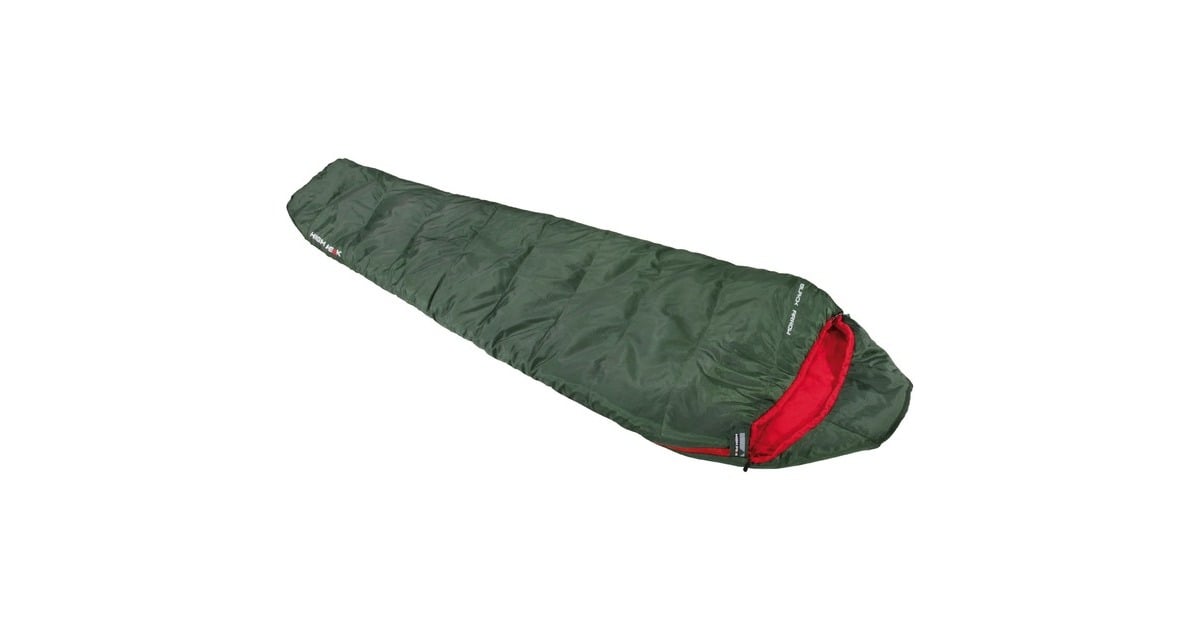 High PeakBlack Arrow ECO slaapzak  (Donkergroen/rood)