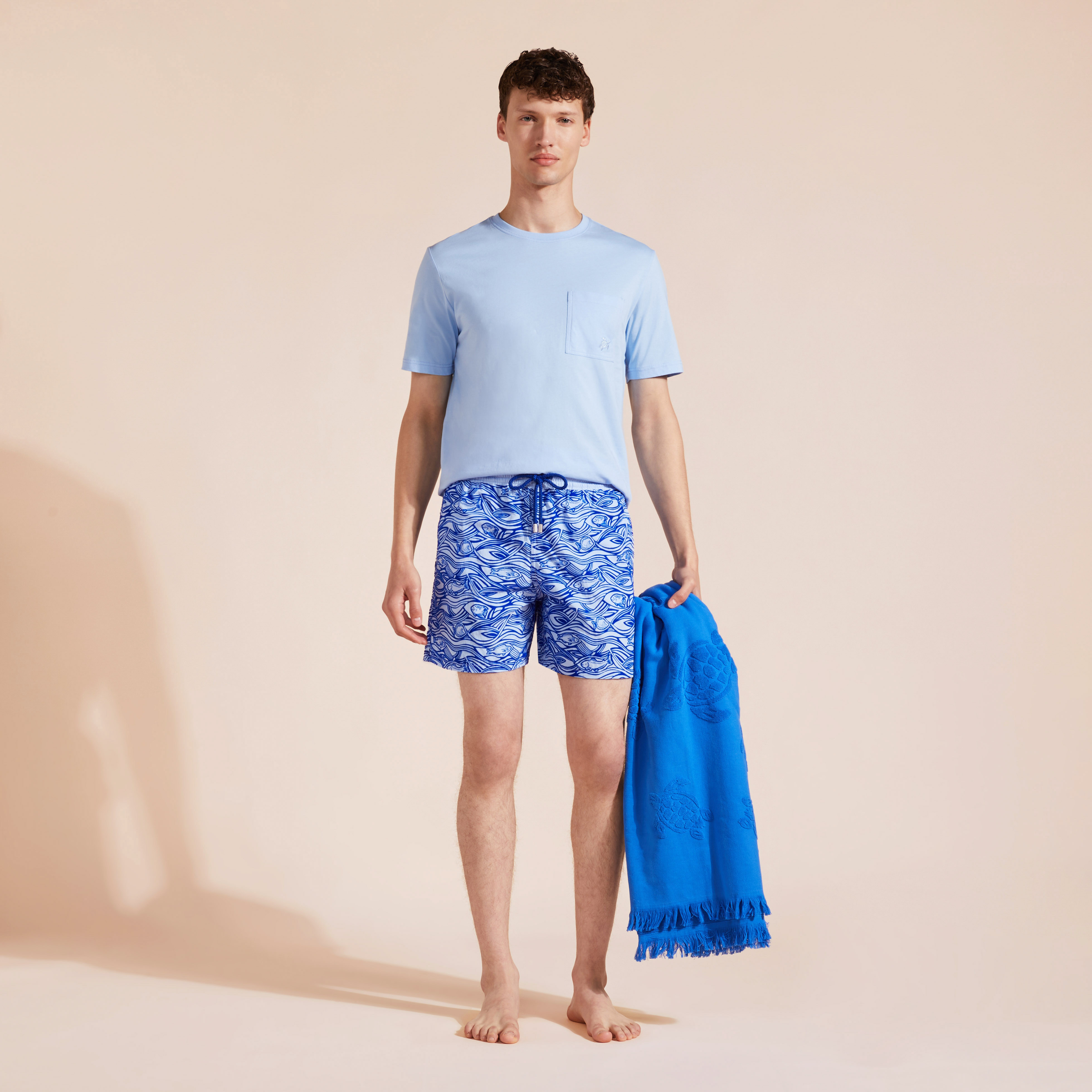 T-shirt en coton organique homme uni | Site Vilebrequin | TTNU0P00