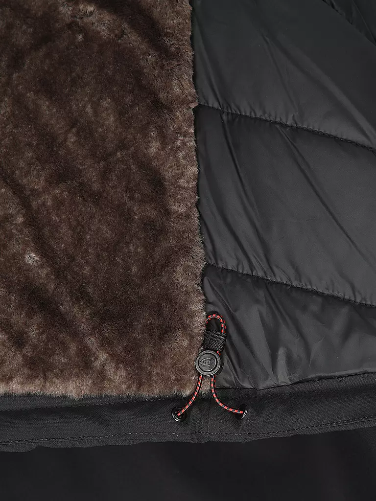TOM TAILOR Parka schwarz