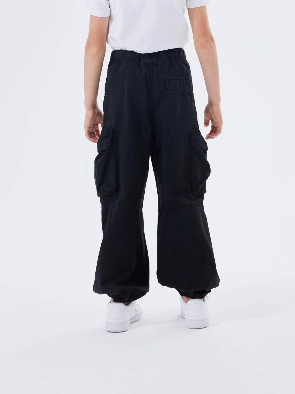 NAME IT loose fit cargobroek NKMBEN zwart