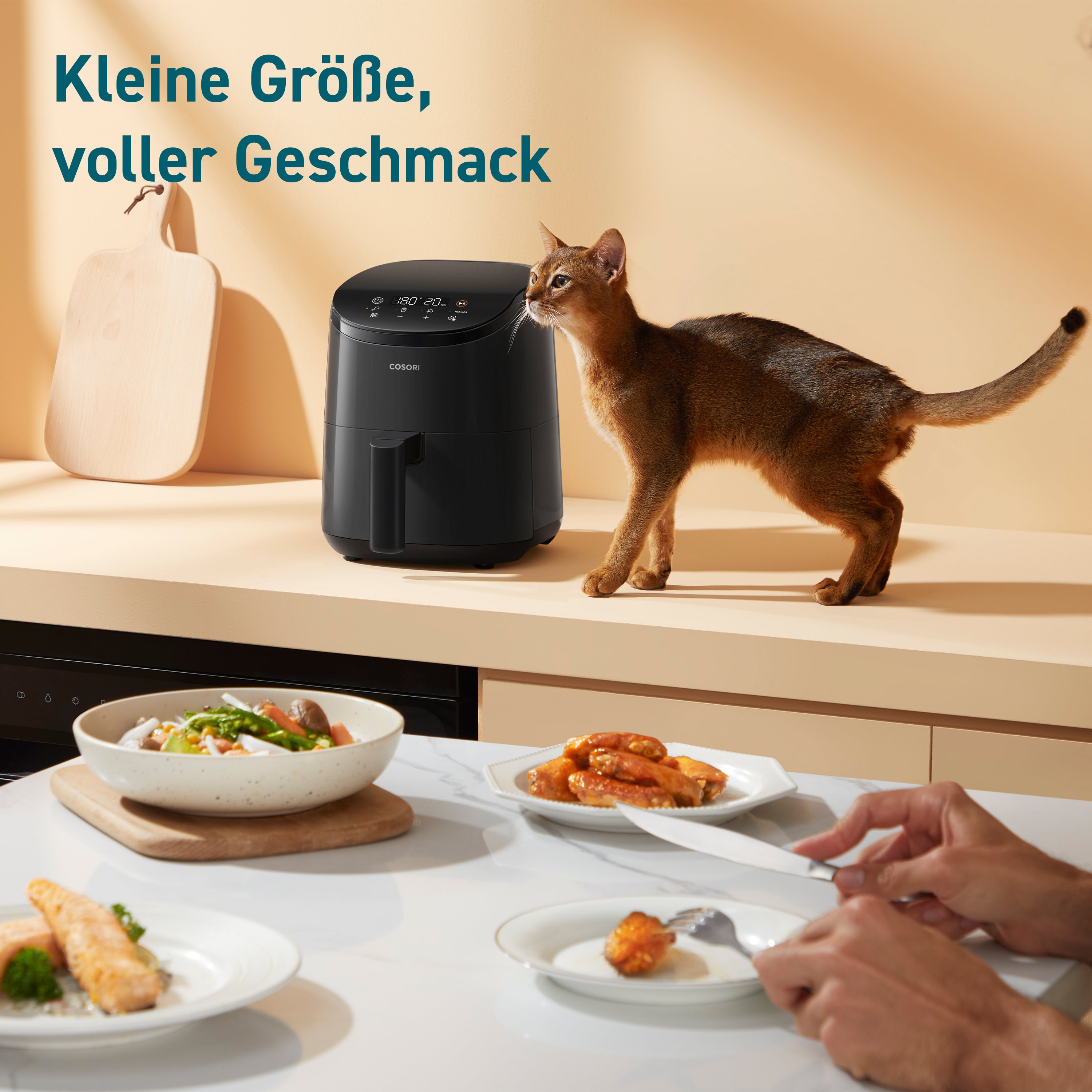 COSORI 2-Liter Mini Heißluftfritteuse