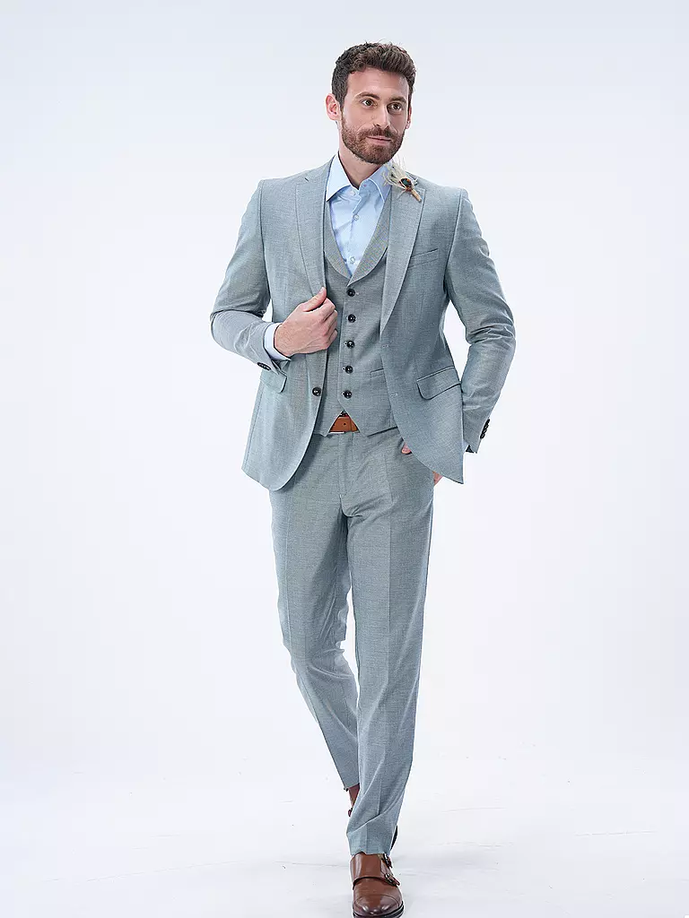 CG - CLUB OF GENTS Anzughose Slim Fit PACO  hellgrau