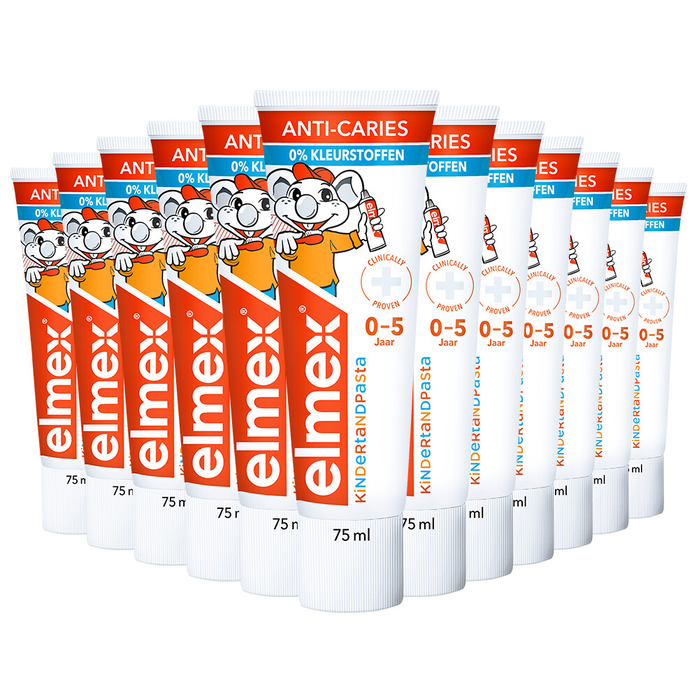 12x Elmex Gel-Tandpasta Peuter (0-5 Jaar)75 ml